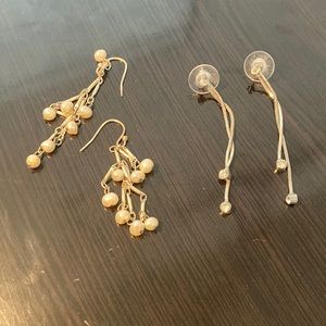 2 for 1- gorgeous dangle earrings